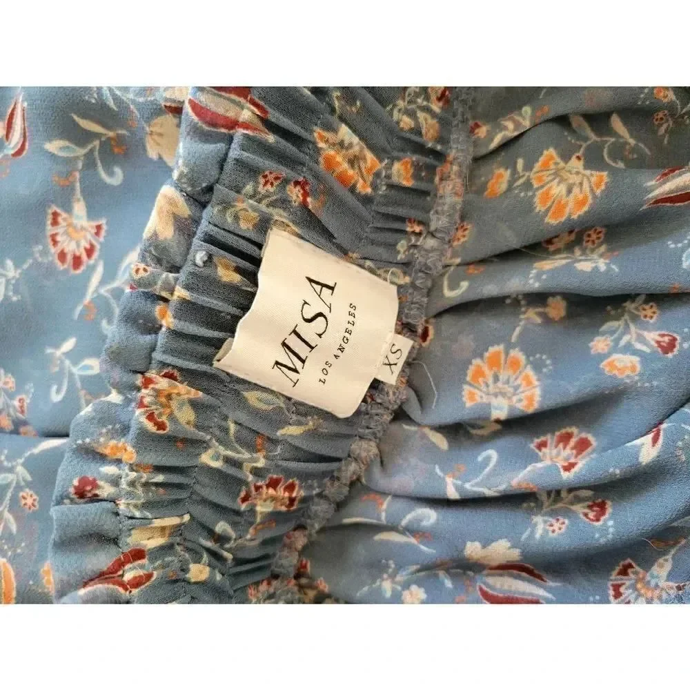 Misa Los Angeles Marion Skirt blue XS
